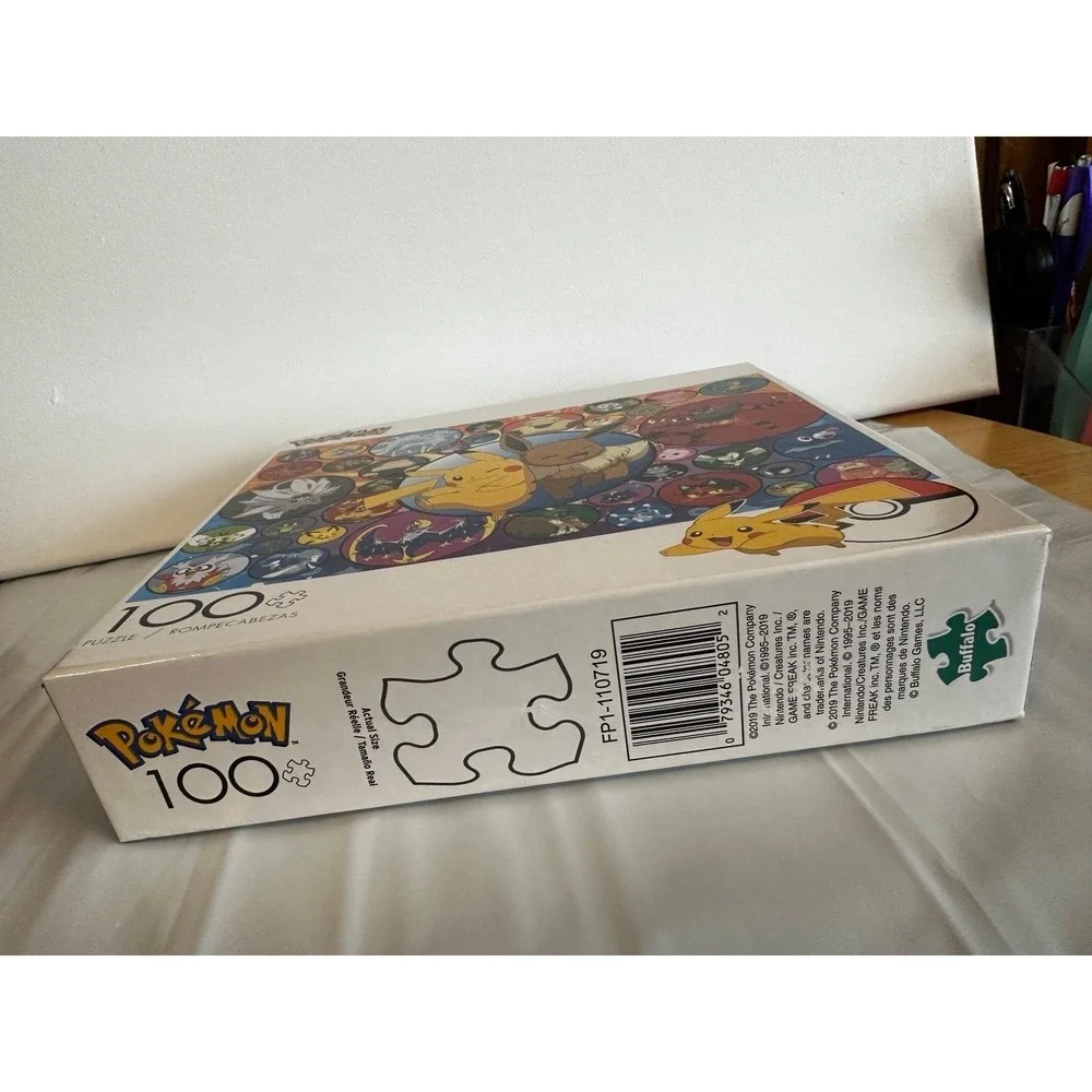 100 piece Pokémon Pikachu puzzle, complete